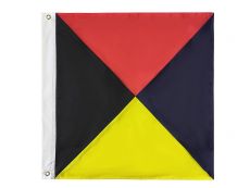 Authentic Letter Z Nautical Alphabet Navy Code Signal Flag 24 - Outdoor Use