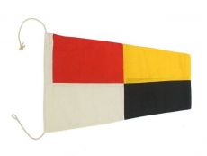 Number 9 - Nautical Cloth Signal Pennant Decoration 20