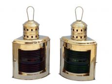 Solid Brass Port and Starboard Oil Lantern 17