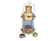 Solid Brass Anchormaster Oil Lantern 15\