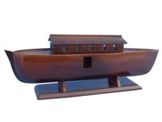 Wooden Noahs Ark Model Boat 14