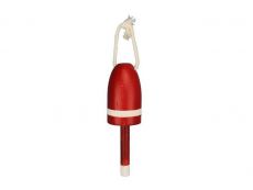 Wooden Red Maine Lobster Trap Buoy 7