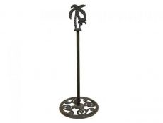 Cast Iron Palm Tree Extra Toilet Paper Stand 17