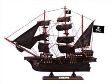 Wooden Ben Franklins Black Prince Black Sails Pirate Ship Model 15