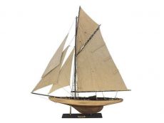 Wooden Rustic Columbia Model Sailboat Decoration Limited 30