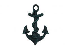 Seaworn Blue Cast Iron Anchor Hook 8