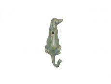 Antique Seaworn Bronze Cast Iron Dog Hook 6
