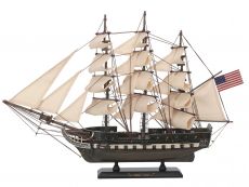 Wooden Rustic USS Constitution Tall Model Ship 24