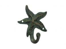 Antique Seaworn Bronze Cast Iron Starfish Hook 4