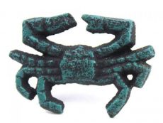Seaworn Blue Cast Iron Crab Napkin Ring 2.5 - set of 2