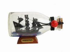 Caribbean Pirate Model Ship in a Glass Bottle 5\