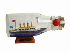 Titanic Model Ship in a Glass Bottle 5