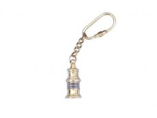 Solid Brass Oil Lamp Key Chain 4