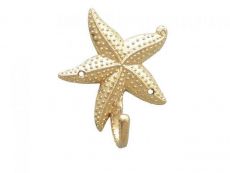 Gold Finish Starfish Hook 5