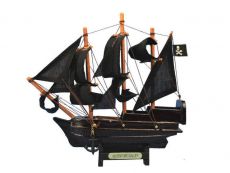 Wooden Captain Kidds Adventure Galley Model Pirate Ship 7