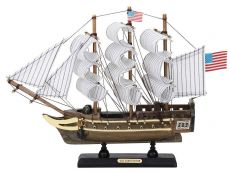 Wooden USS Constitution Tall Ship Model 12\