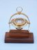 Antique Brass Executive Desk Gimbal Compass 8 - 2