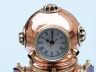 Copper Decorative Divers Helmet Clock 12 - 3