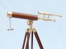 Brass Telescope on Stand 28 - Wood - 3