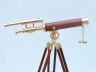 Brass Telescope on Stand 28 - Wood - 5