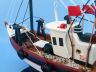 Wooden Stars and Stripes Model Fishing Boat 14 - 14