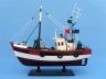 Wooden Stars and Stripes Model Fishing Boat 14 - 15