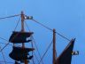 Wooden Black Barts Royal Fortune Model Pirate Ship 15 - 6