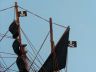 Wooden Edward Englands Pearl Model Pirate Ship 14 - 7