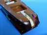 Wooden Chris Craft Runabout Model Speedboat 20 - 7