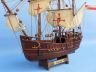 Wooden Santa Maria, Nina and Pinta Model Ship Set - 26