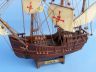 Wooden Santa Maria, Nina and Pinta Model Ship Set - 25