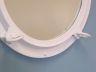 Gloss White Decorative Ship Porthole Mirror 24 - 2