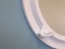 Gloss White Decorative Ship Porthole Mirror 24 - 4