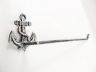 Rustic Silver Cast Iron Anchor Wall Mounted Paper Towel Holder 17 - 1