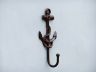 Antique Copper Anchor And Rope With Hook 7 - 1