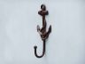 Antique Copper Anchor And Rope With Hook 7 - 2