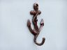 Antique Copper Anchor With Rope Hook 5 - 1
