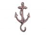Rustic Copper Cast Iron Anchor Hook 5 - 1