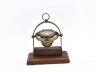 Antique Brass Desk Gimbal Compass 8 - 1