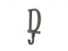 Rustic Copper Cast Iron Letter D Alphabet Wall Hook 6 - 2