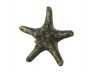 Antique Gold Cast Iron Decorative Starfish 4.5 - 1