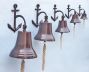 Antique Copper Hanging Anchor Bell 8 - 4