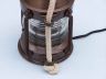Antique Copper Round Anchor Electric Lantern 16 - 2