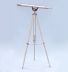 Floor Standing Chrome With White Leather Anchormaster Telescope 65 - 10