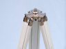 Floor Standing Chrome With White Leather Anchormaster Telescope 65 - 13