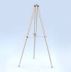 Floor Standing Chrome With White Leather Anchormaster Telescope 65 - 1