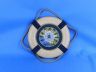 Vintage White With Blue Rope Bands Decorative Lifering Clock 15 - 1