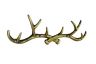 Rustic Gold Cast Iron Antler Wall Hooks 15 - 1