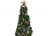 White Anchor Lifering with Red Bands Christmas Tree Topper Decoration  - 1