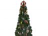 Red Lifering with White Bands Christmas Tree Topper Decoration  - 1
